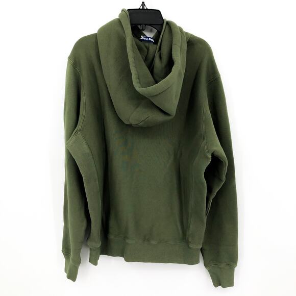 OUTDOOR VOICES Men's Nimbus Hoodie XS Tea Tree Green 100% Cotton Sweatshirt NWT - Picture 5 of 9